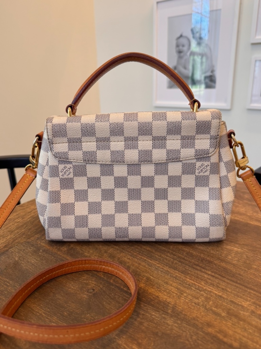 Louis Vuitton Croisette in Damier Azur Canvas - Picture 3 of 10